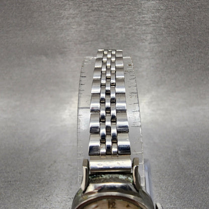 Seiko Manual Watch Women 18mm White Dial Silver Tone Round SP14 Runs4