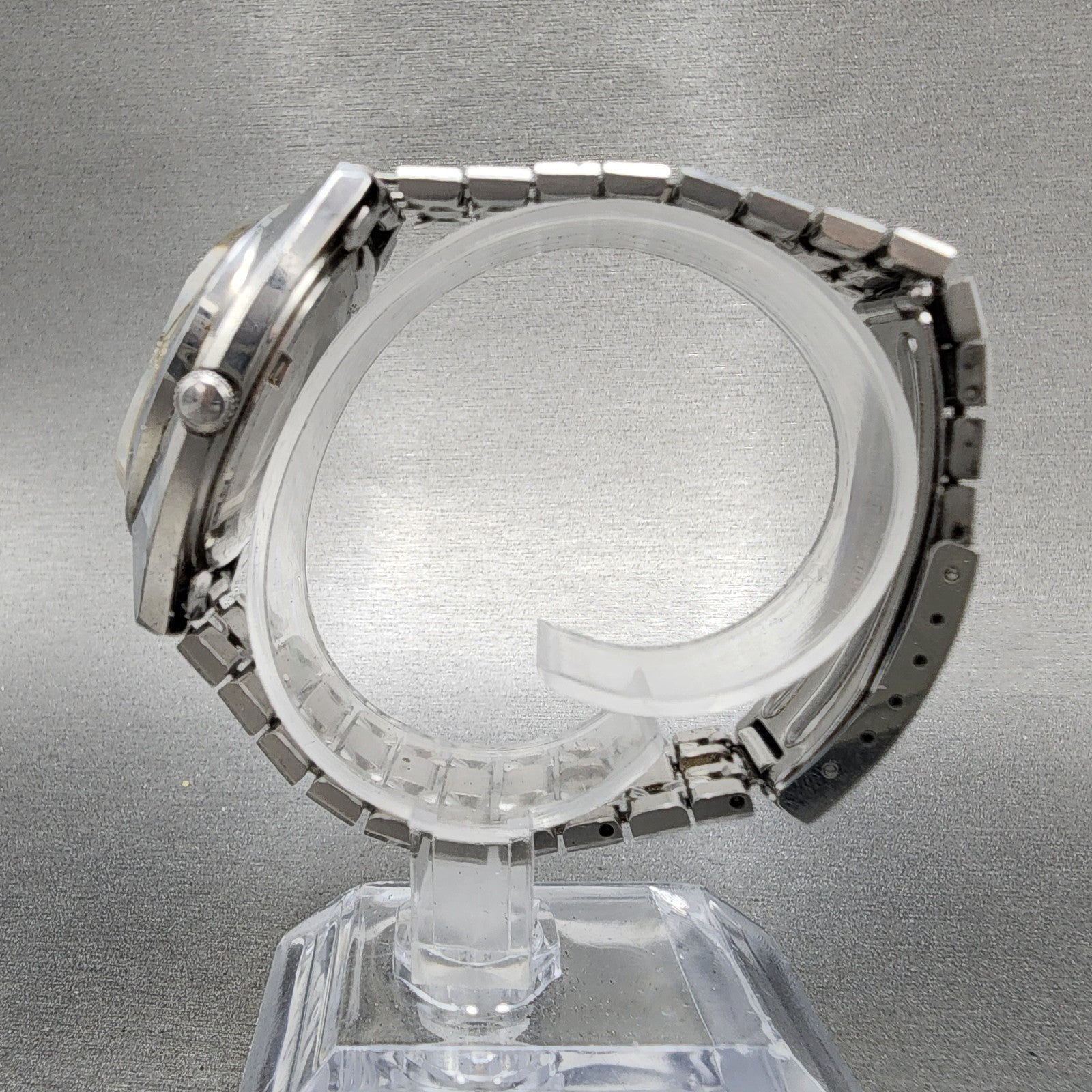 Seiko Lord Matic Watch Men 36mm Blue Dial Silver Tone Daydate 56067231 PARTS7