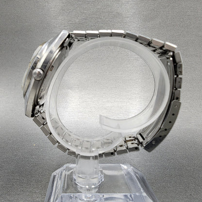 Seiko Lord Matic Watch Men 36mm Blue Dial Silver Tone Daydate 56067231 PARTS7