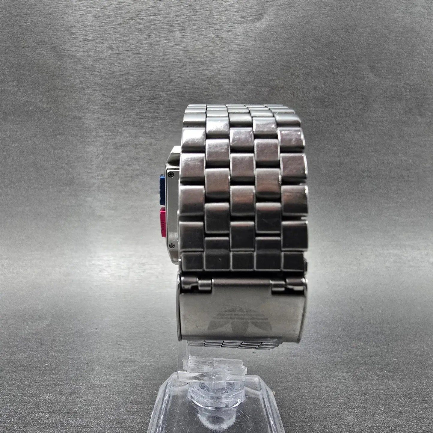adidas Archive M1 watch Men 36mm Chronograph Stainless Steel Rectangle New batt7