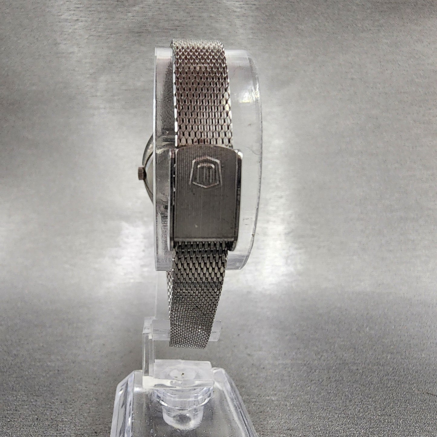 Waltham Watch Women 22mm Silver Dial Steel Manual Wind Mesh Band READ!!!!!!! VTG7