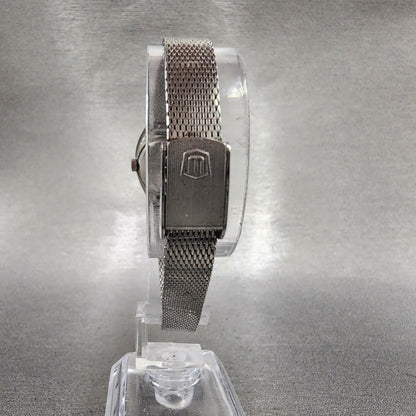 Waltham Watch Women 22mm Silver Dial Steel Manual Wind Mesh Band READ!!!!!!! VTG7