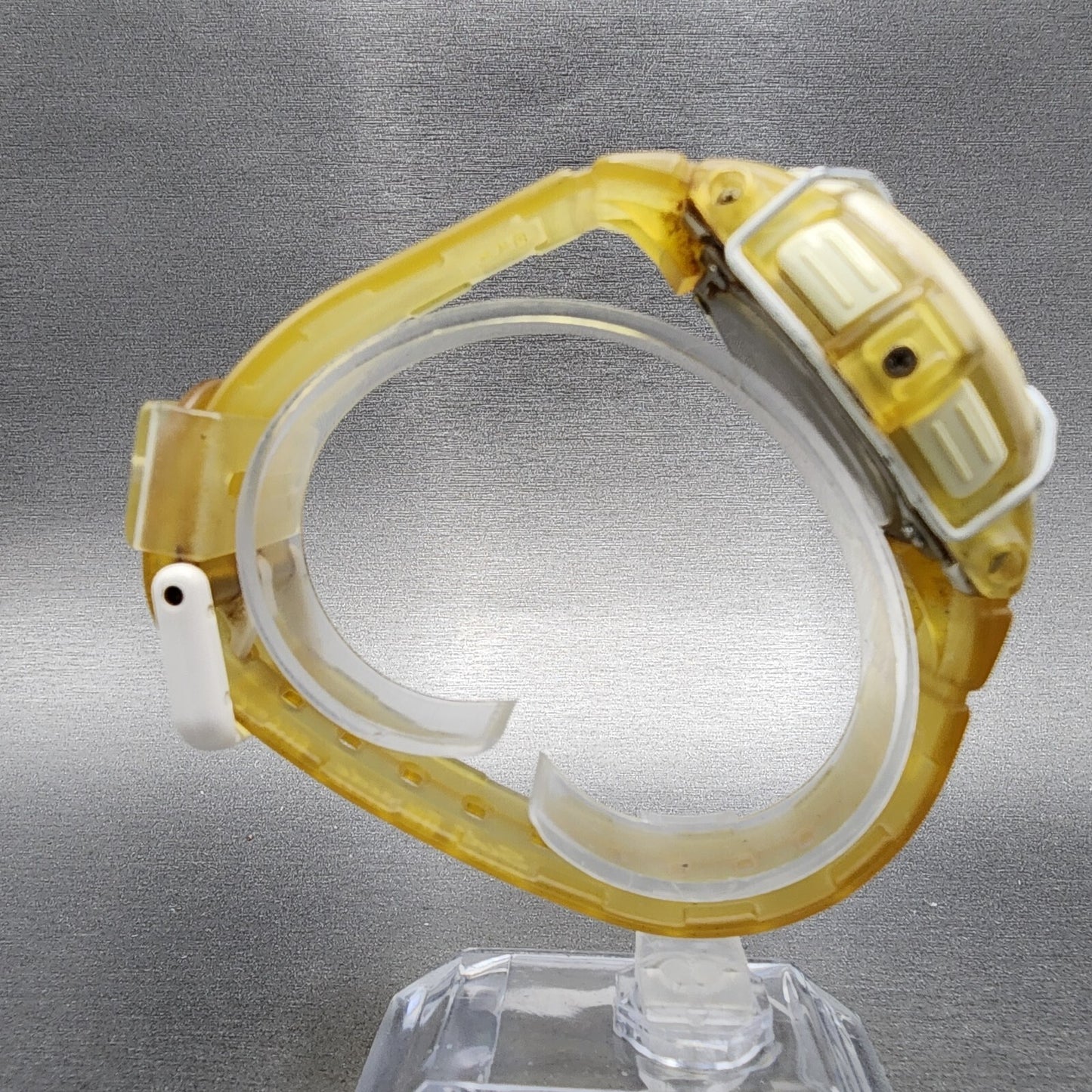 Casio BabyG BGT110 Watch Women 39mm Digital Clear Case Round New Battery8