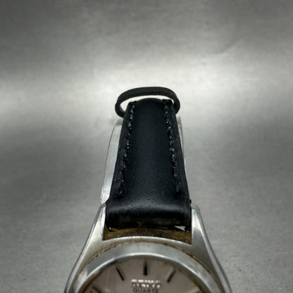 Seiko Watch Women 25mm Silver Dial Silver Tone Daydate Round 4326-0070 New Batt4