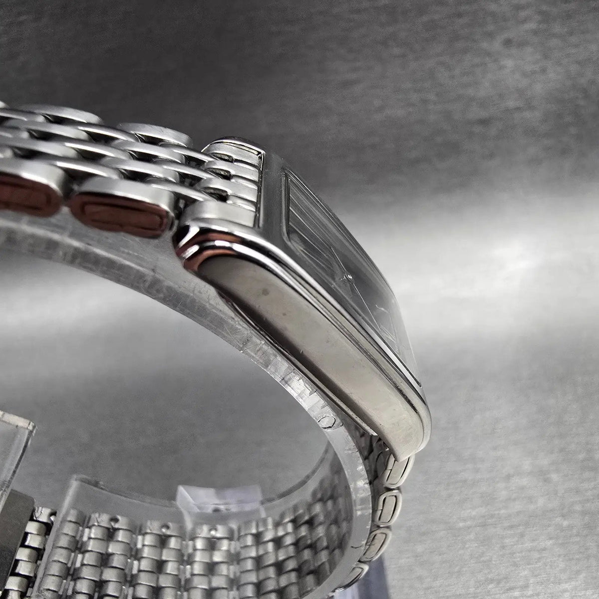 Citizen Tank Watch Women 18mm Black Dial Silver Rectangle 5930-S038588 New Batt53