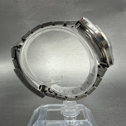 Seiko QT Watch Men 36mm Silver Dial Silver Tone Daydate 0823-8000 New Battery8