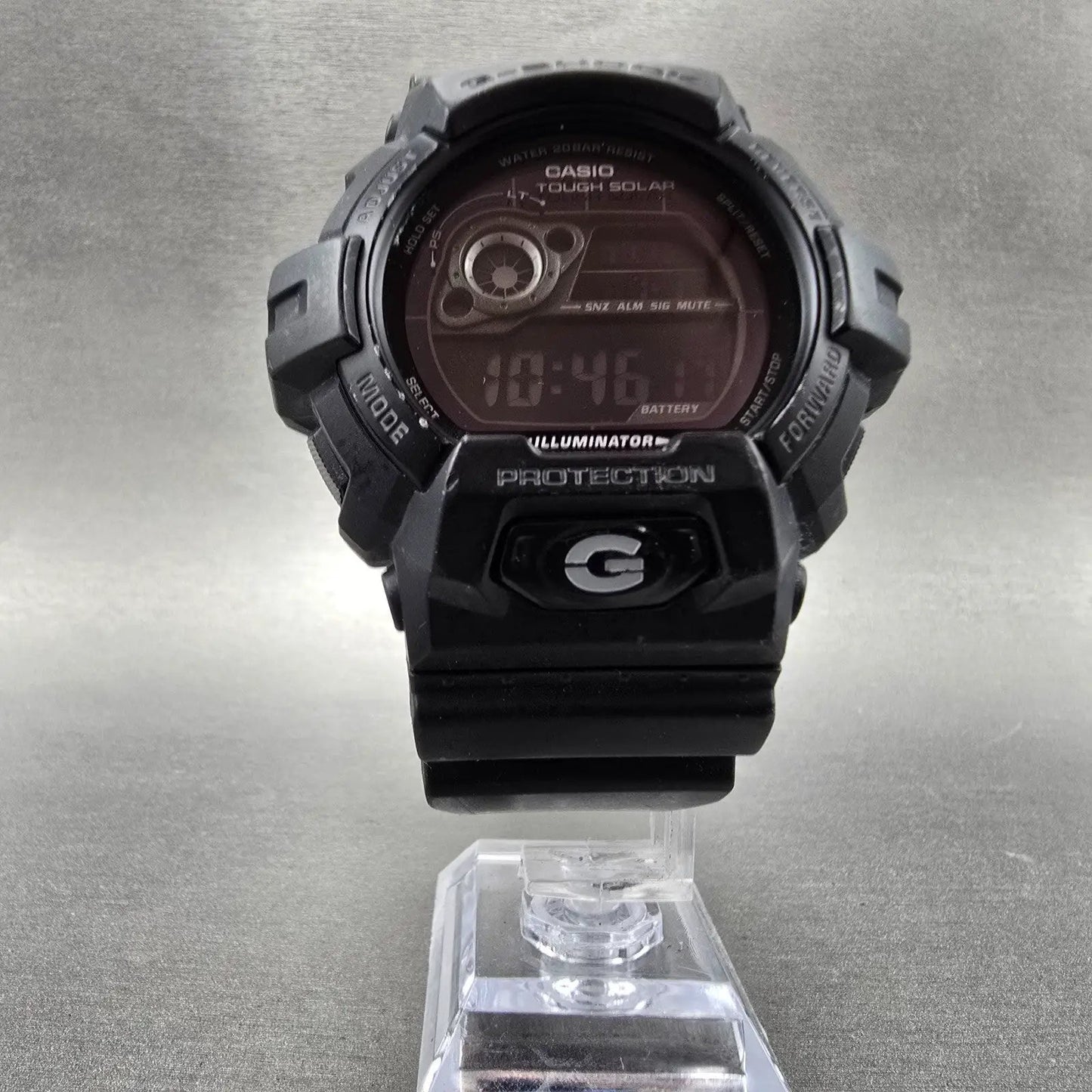 Casio G-Shock GR-8900A Watch Men 53mm Digital Black Alarm Chronograph Solar L5