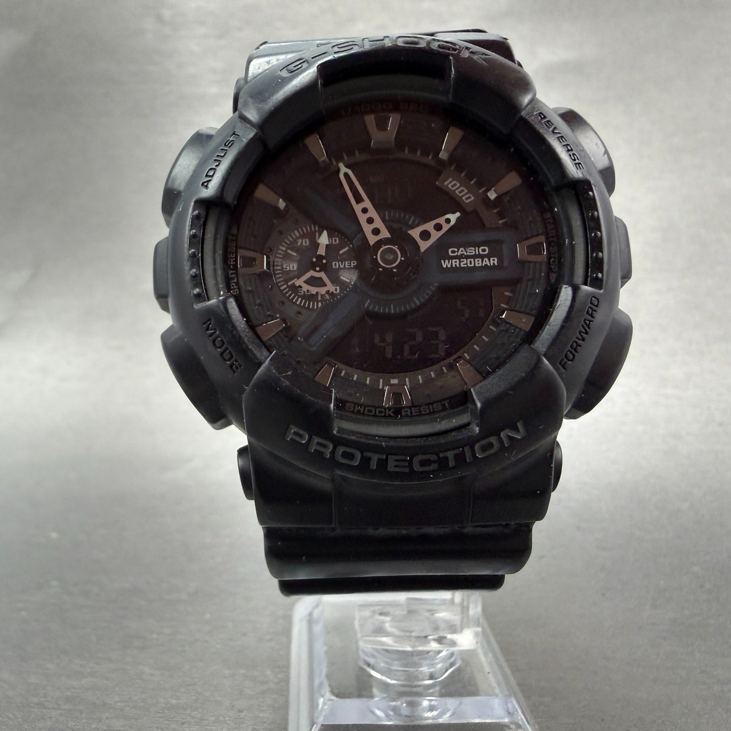 Casio G-Shock GA-110 Watch Men 51mm Ana Digi Black Alarm Chrono New Battery AJIK5