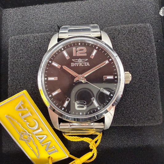 Invicta Celestial Watch Men 43mm Black Dial Silver Round Bracelet 484910