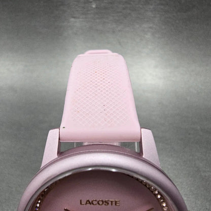 Lacoste 12.12 Go Watch Women 36mm Pink Dial Pink Tone Round New battery4