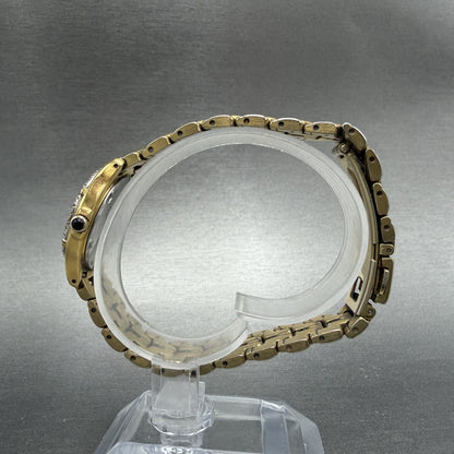 Seiko Watch Women 26mm White Dial Gold Tone Date Round 7N89-0449 New Battery6