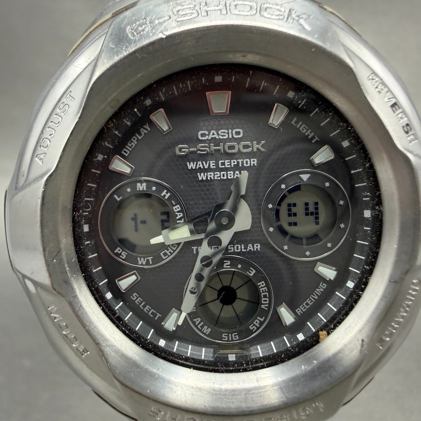 Casio G-Shock GW-1800DJ Watch Men 45mm Analog Digital Gray Dial Steel Solar1