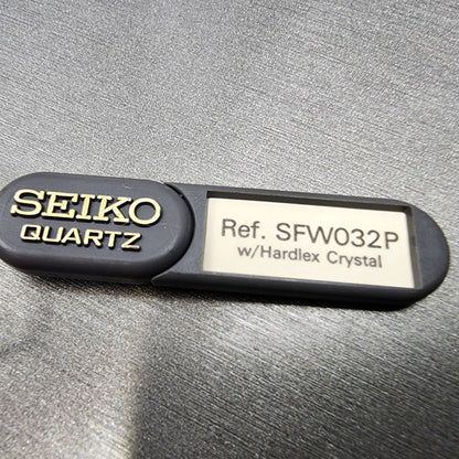 Seiko Watch Women 20mm Champagne Dial Silver Tone Diamond Markers New Battery10