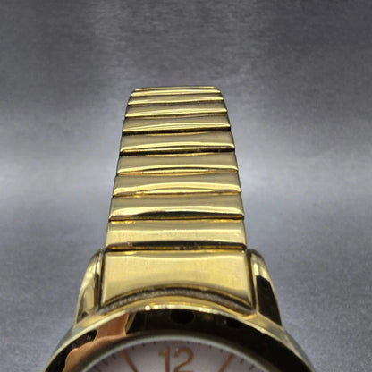Timex Chambers Street Watch Men 36mm Cream Dial Gold Daydate Round new Battery4