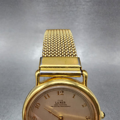 Citizen Club La Mer Watch Men 31mm White Dial Gold Tone Round 3481340752 PARTS5
