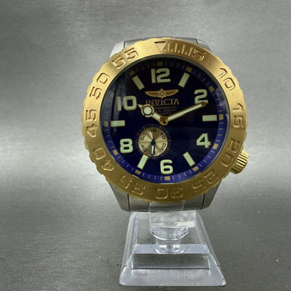 Invicta Pro Diver Watch Men 47mm Blue Dial Steel Small Second Round 5626 New Bat5