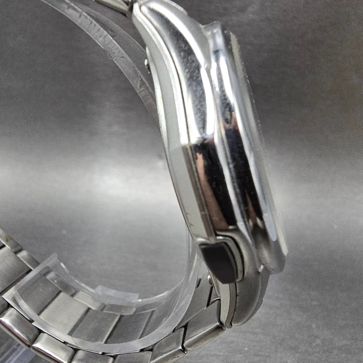 Casio Wave Ceptor Watch Men 42mm White Dial Steel Solar Analog Digital Works JP23