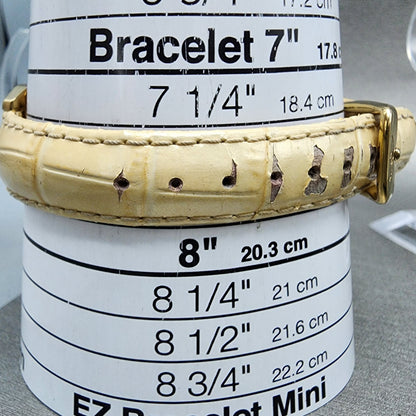 Invicta Lupah Watch Women 26mm MOP Dial Gold Tone Oval 0160 New Battery10