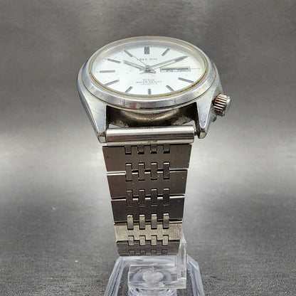 Citizen Free Way Watch Men 37mm Silver Dial Steel Daydate 5500A41598 New Batt5