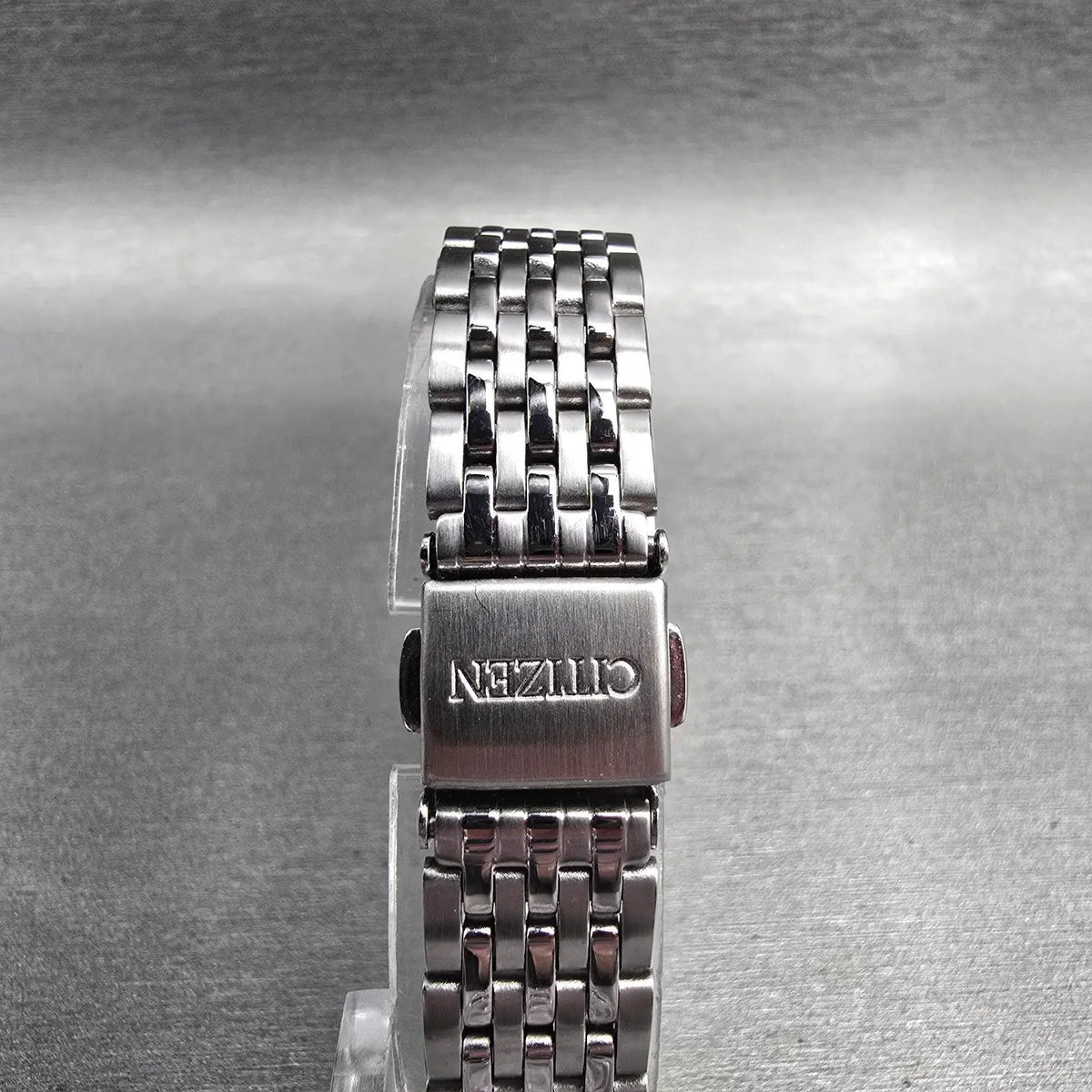 Citizen Tank Watch Women 18mm Black Dial Silver Rectangle 5930-S038588 New Batt57