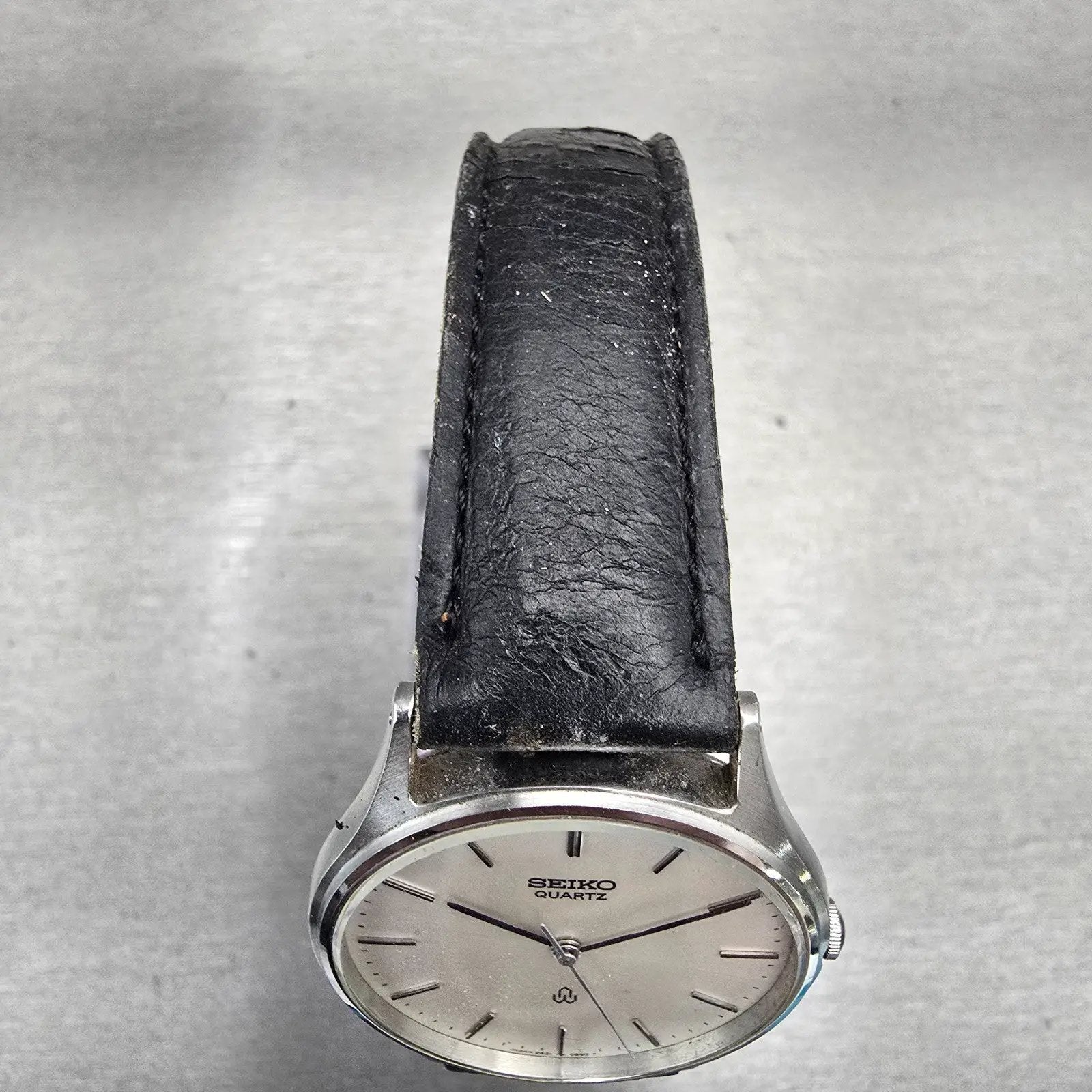 Seiko Watch Men 33mm Silver Dial Silver Tone Round 2621-0160 New Battery Vintage4