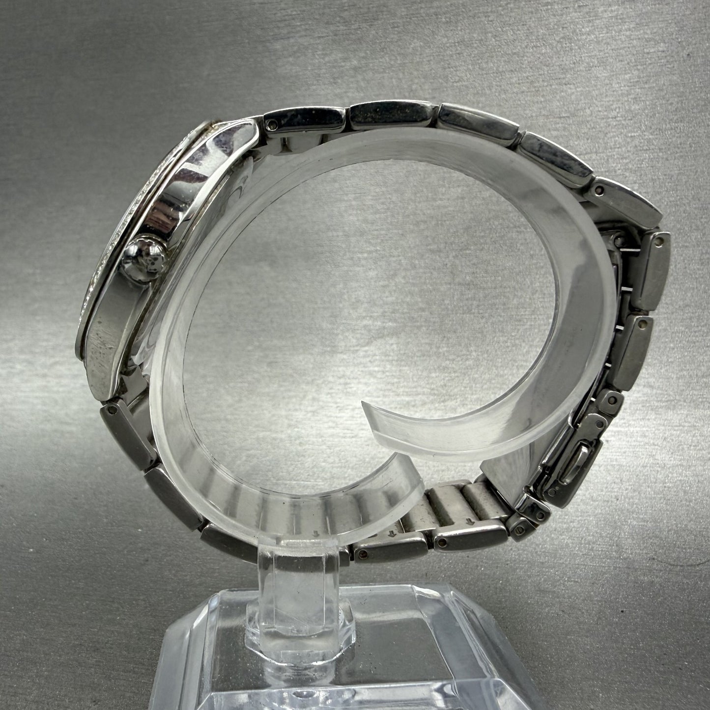 Michael Kors Kerry Watch Women 37mm MOP Dial Silver Tone Crystal Accent New Batt6
