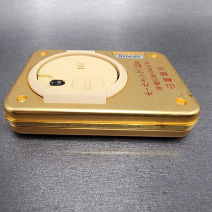 Seiko Travel Alarm Clock Champange Dial Gold Tone 2.5" by 1.85 New BattUP302G3