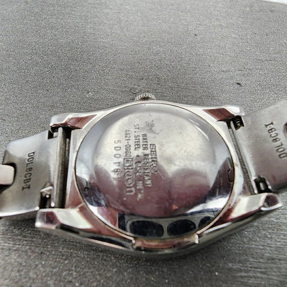 Seiko Lukia Watch Women 26mm White Dial Two Tone Round 4N210980 New Battery9