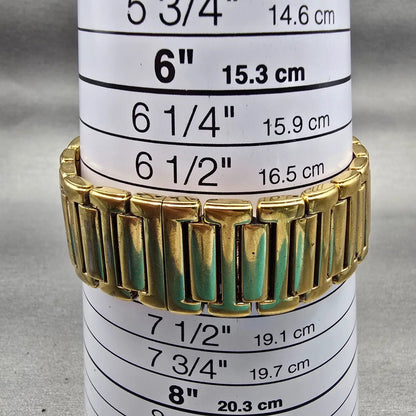Bulova Watch Men 25mm White Dial Gold Tone Gemmed Rectangle 97F42 New Battery9