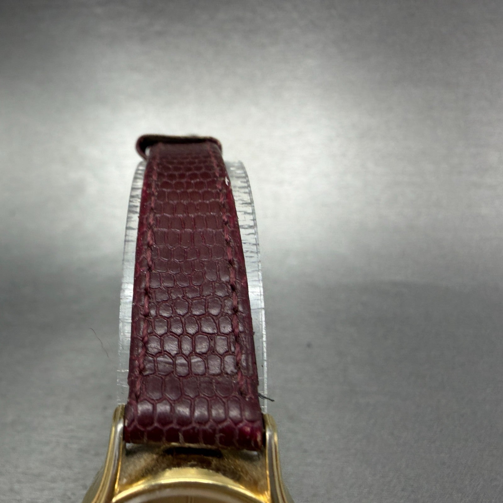 Seiko Watch Women 22mm Champagne Dial Gold Tone Round Daydate 7N83-6029 New Batt4