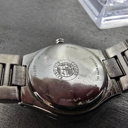 Citizen Eco-Drive Watch Women 26mm MOP Dial Silver Tone Gemmed E011-S043697 RunL9