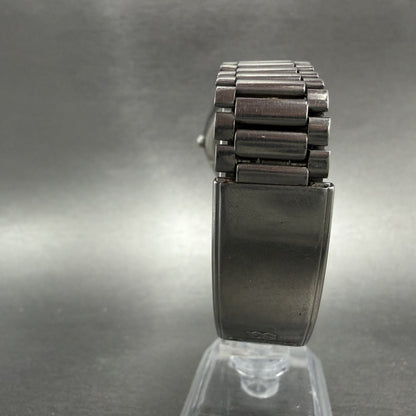 Seiko SQ Railroad Approved Watch Men 34mm White Dial Steel Daydate New Battery7