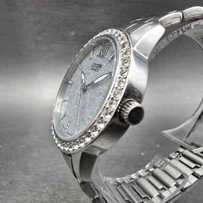Citizen Watch Women 35mm Silver Dial Silver Tone Round EL3020-52A New Battery2