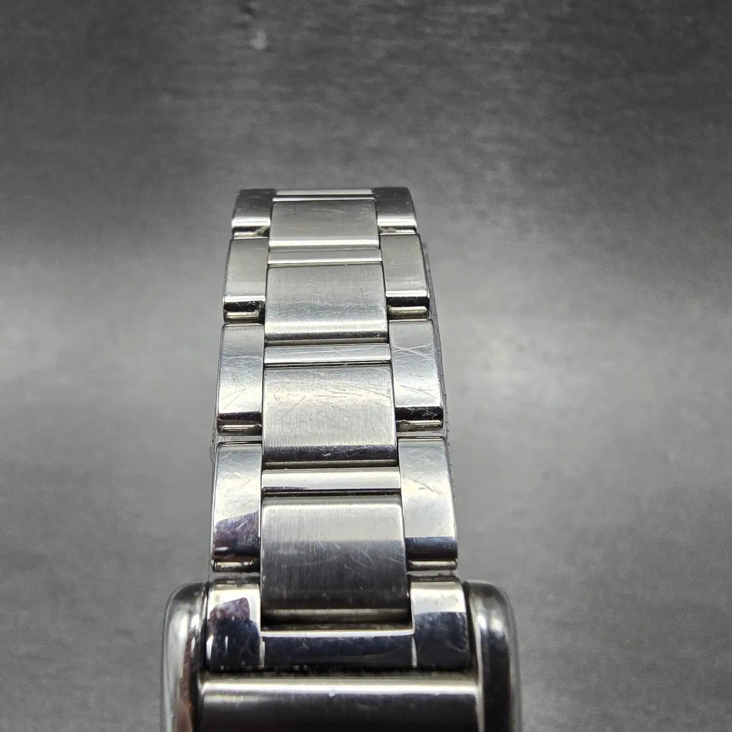 Coach Tank Watch Women 19mm Silver Dial Silver Tone Rectangle W002B New BatteryQ4
