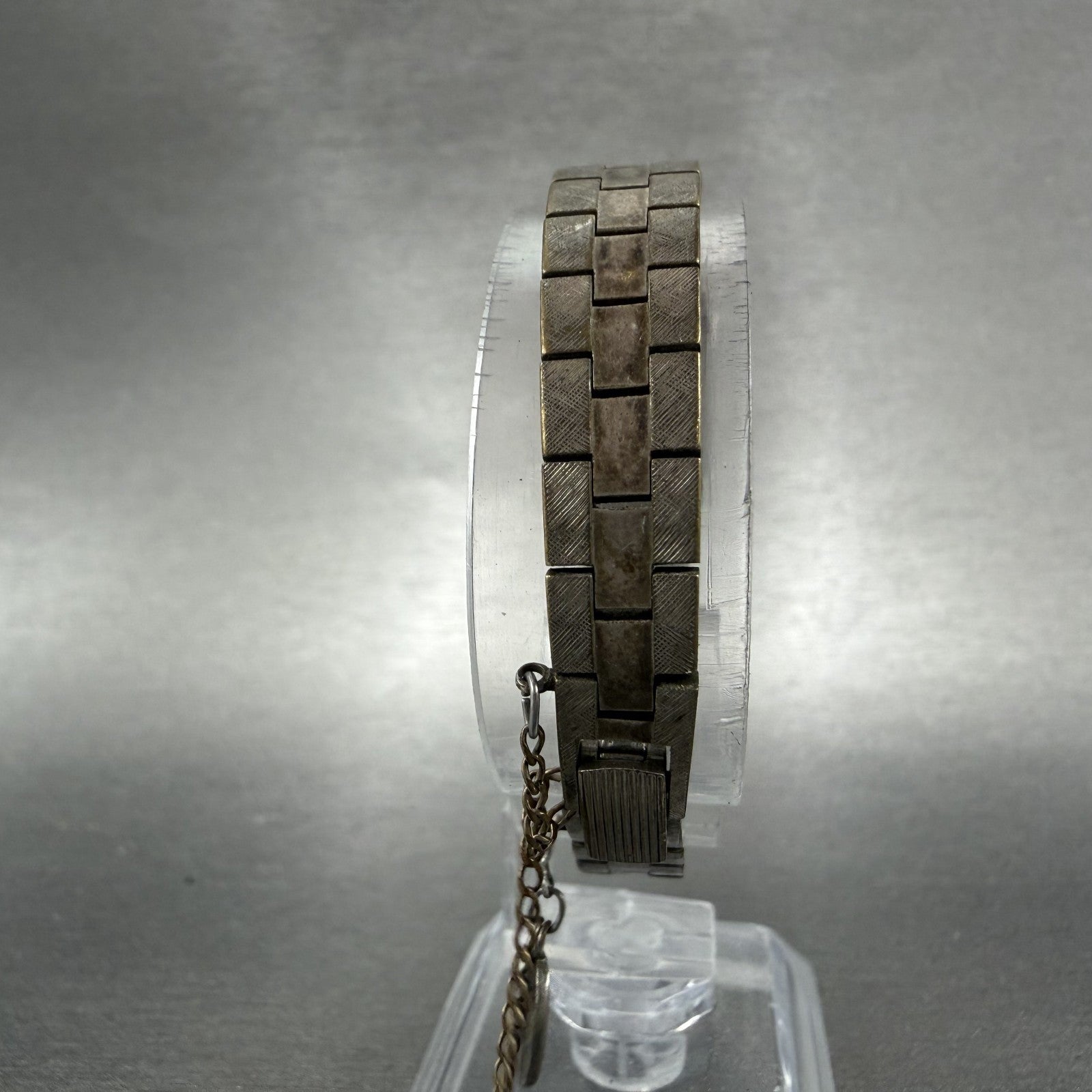 Seiko Tank Watch Women 15mm White Dial Silver Tone Manual Rectangle 11-3059 Runs7