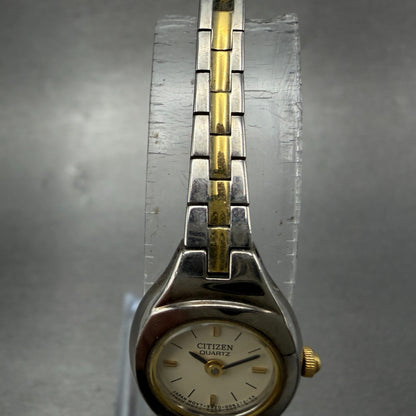Citizen Watch Women 17mm Cream Dial Two Tone Round 5920-S91531 New Battery ABCD4