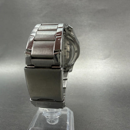 Wenger Swiss Military Dive Watch Men 42mm Black Dial Steel Date 79139 PARTS9