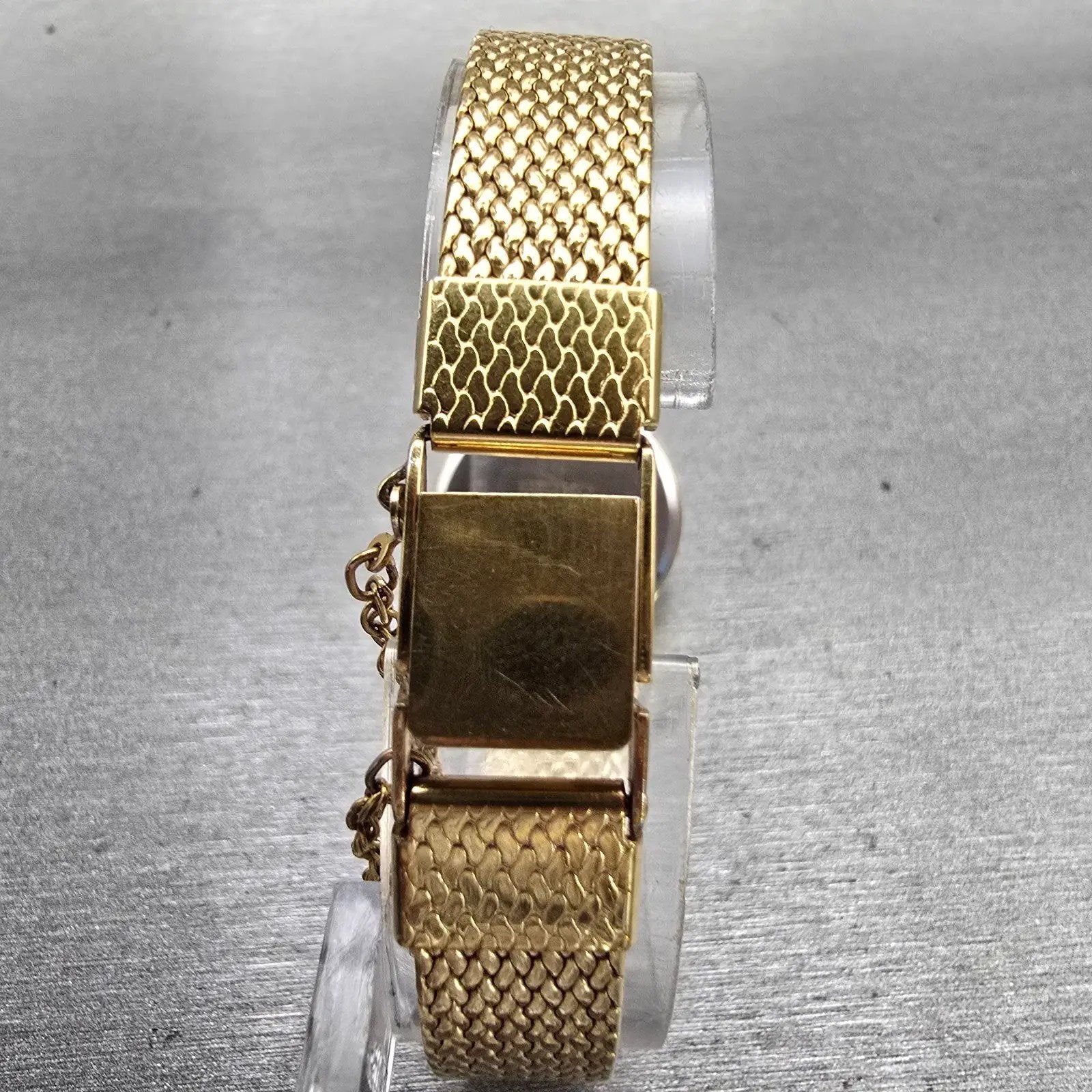 Seiko Watch Women 22mm Gold Dial Gold Tone Round 1400-0479 New Battery Vintage7