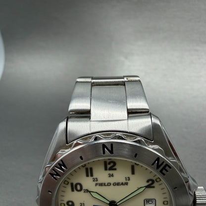 Seiko Alba field Gear Watch Men 40mm Luminous Dial Steel Date V732-0R30 PARTS5