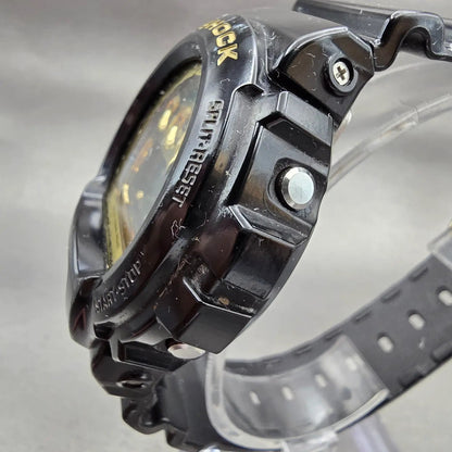 Casio G-Shock DW-6900CB Watch Men 51mm Gold Dial Black Chrono Alarm New Battery2