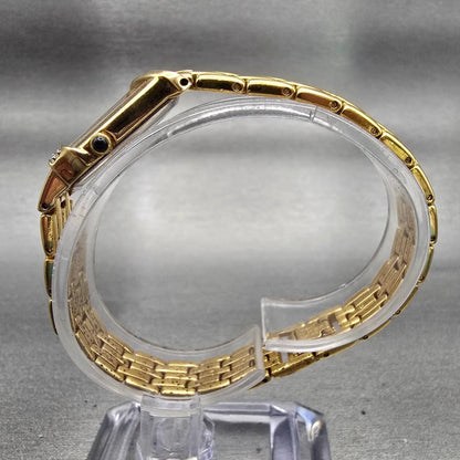 Seiko Watch Women 14mm MOP Dial Gold Tone Gemmed 2E20-7399 New Battery Vintage6