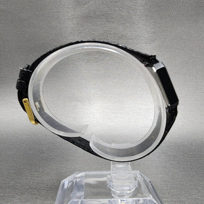 Pulsar Watch Women 20mm Black Dial Black Tone Octagon V2325930 New Battery8