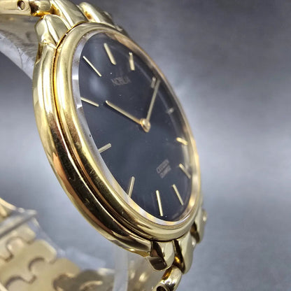 Citizen Noblia Watch Women 31mm Black Dial Gold Tone 2828-269012 PARTS4