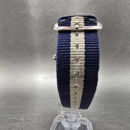 Timex Weekender Watch Men 38mm Blue Dial Silver Round New Battery TW2P657008