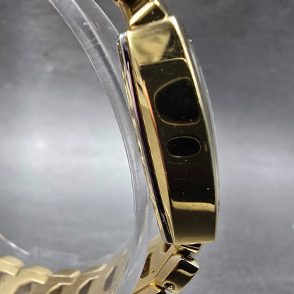 Bulova Classic Watch Women 23mm MOP Dial Gold Tone Rectangle 97L183 New Battery4
