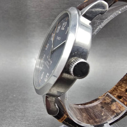 Timex The Waterbury Watch Men 40mm Gray Dial Silver TW2P58700 New Battery READ2