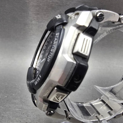 Casio G-Shock MTG-1200 Watch Men 47mm Black Dial Black Silver Date Round Works2