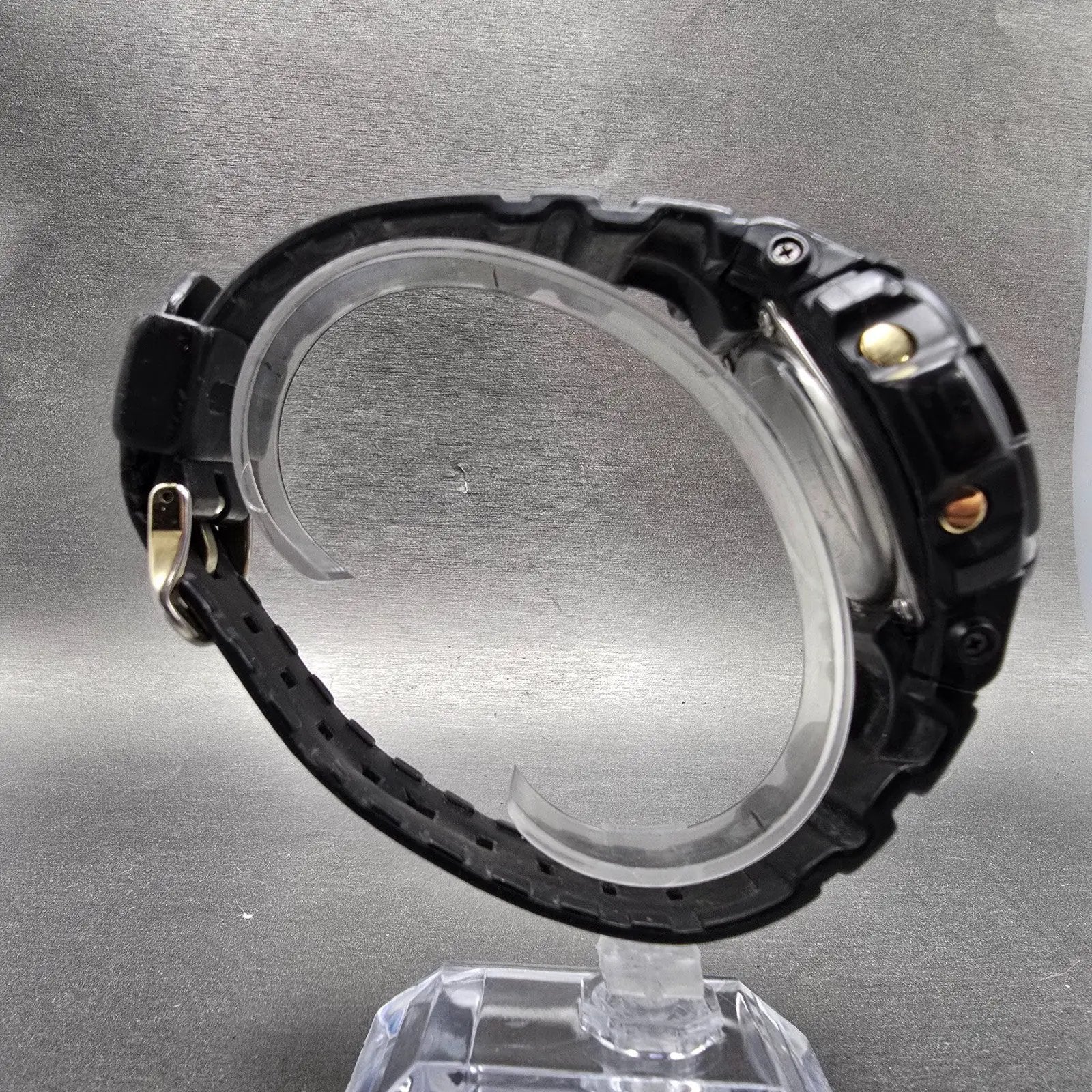 Casio G-Shock AWG-M100SBG Watch Men 49mm Black Gold Alarm Chronograph Solar READ9