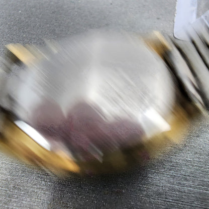 Citizen CQ Digital Watch Men 33mm LCD Gold Tone New Battery 4097238 VTG9