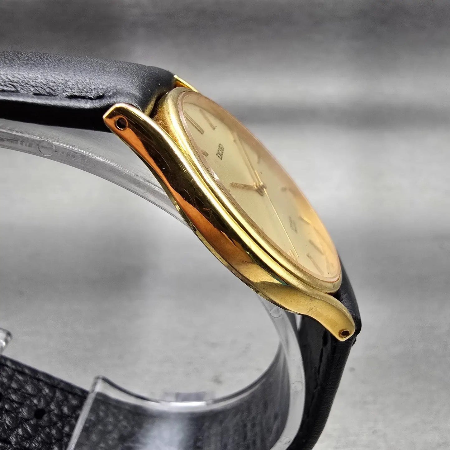 Citizen Exceed Watch Men 32mm Champagne Dial Gold Tone Round 5639-F60854 New Bat3